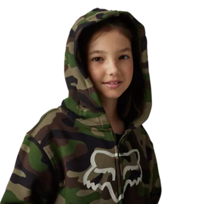 Camo shop youth hoodie