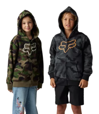 YTH CAMO PACK ZIP FLEECE [GRN CAM] YS | Fox Racing®