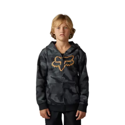 Fox Pinnacle Camo Zip Hoodie Black Camo S