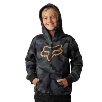 Fox Pinnacle Camo Zip Hoodie Black Camo S