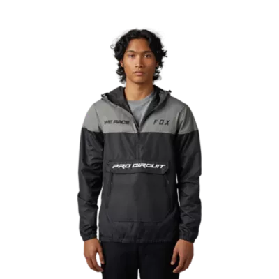 Men's Ripstop Anorak Jacket, Script