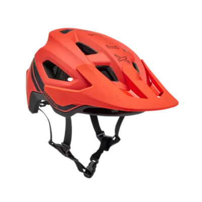 Fox Racing Speedframe Racik Helmet Orange Flame Large