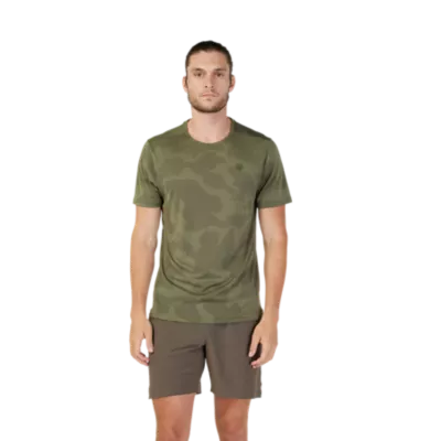 Men's Active Camo Jacquard T-Shirt in Black