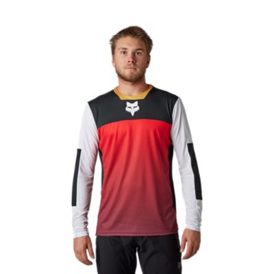 Maillot Manches Longues Fox Racing Flexair VTT - Taille M, Jaune, Style #33438-375-M - Neuf Avec étiquettes