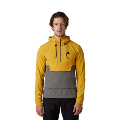 Jacket Windproof MTB Ranger Wind Pullover Yellow FOX Racing