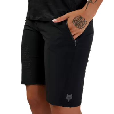 Fox Racing Women's Flexair Bib Shorts Black - XS