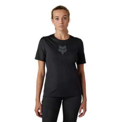 Women's Short Sleeve Jersey Black/Grey XL