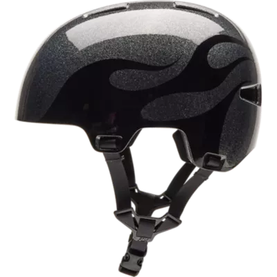 YOUTH FLIGHT HELMET SILVER METAL 