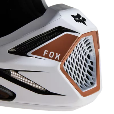 Fox Racing Casco de motocross V3 RS RYAKTR para hombre (gris acero)  29641-172