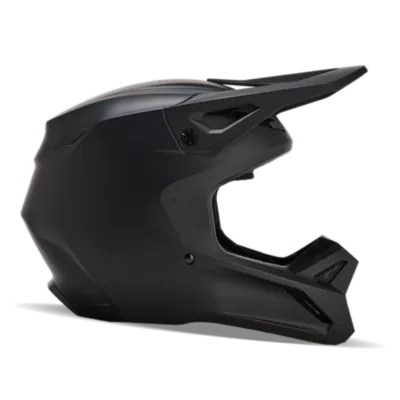 Fox Racing V1 Solid Helmet - Matte Black - M