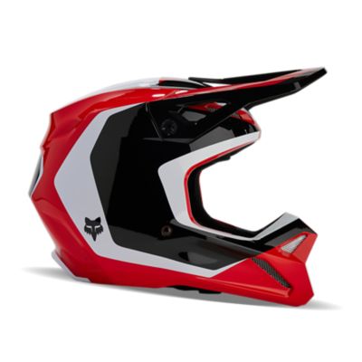 Fox Racing V1 Nitro Helmet (Fluorescent Red, Small)