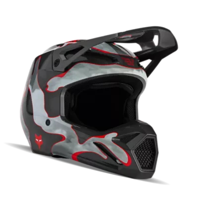 V1 ATLAS HELMET [GRY/RD] 2X