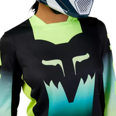 WMNS 180 FLORA JERSEY [BLK/YLW] S | Fox Racing®