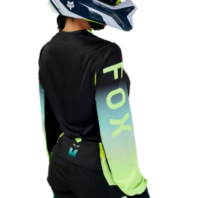 WMNS 180 FLORA JERSEY [BLK/YLW] S | Fox Racing®