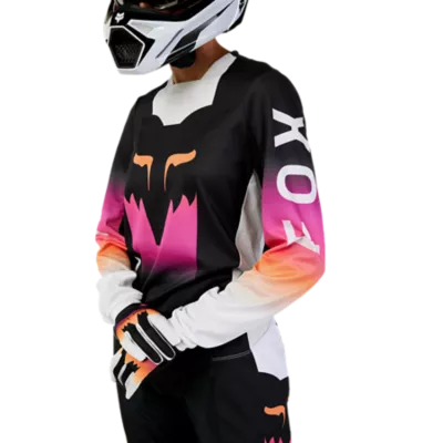 WMNS 180 FLORA JERSEY [BLK/PNK] L | Fox Racing®