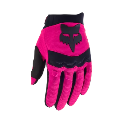 Pink fox racing gloves on sale