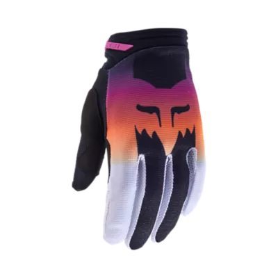 YTH GIRLS 180 FLORA GLOVE [BLK/PNK] YS