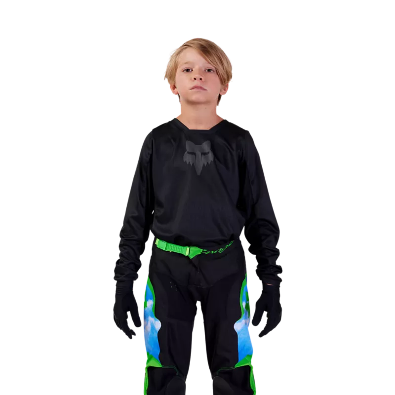 YTH BLACKOUT JERSEY [BLK/BLK] YS