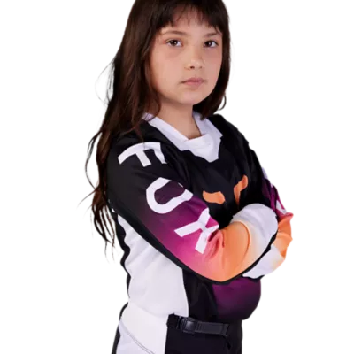 YTH GIRLS 180 FLORA JERSEY [BLK/PNK] YL