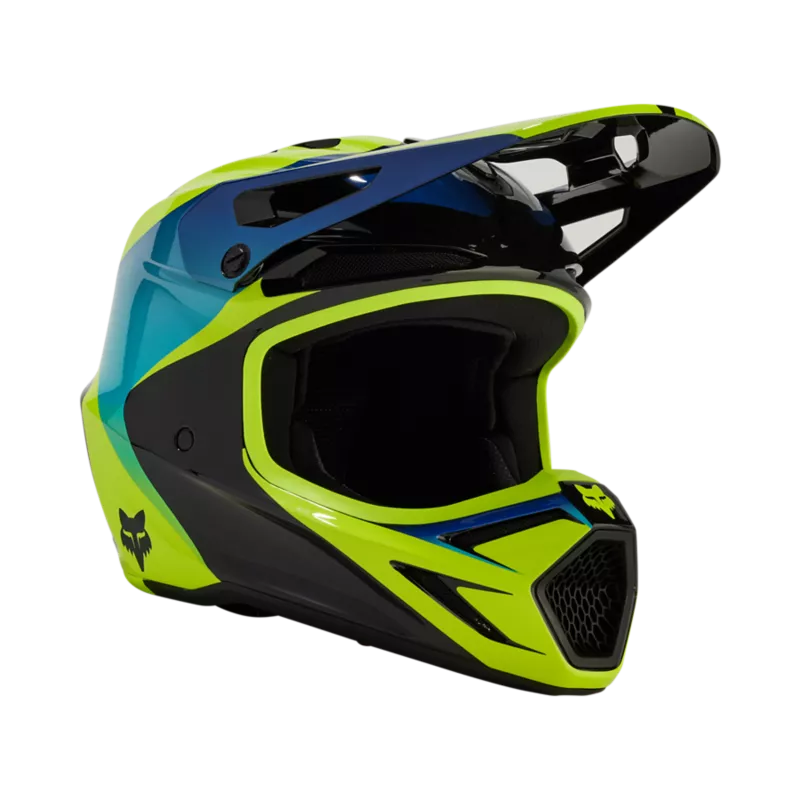YTH V3 STREAK HELMET [BLK/YLW] YS