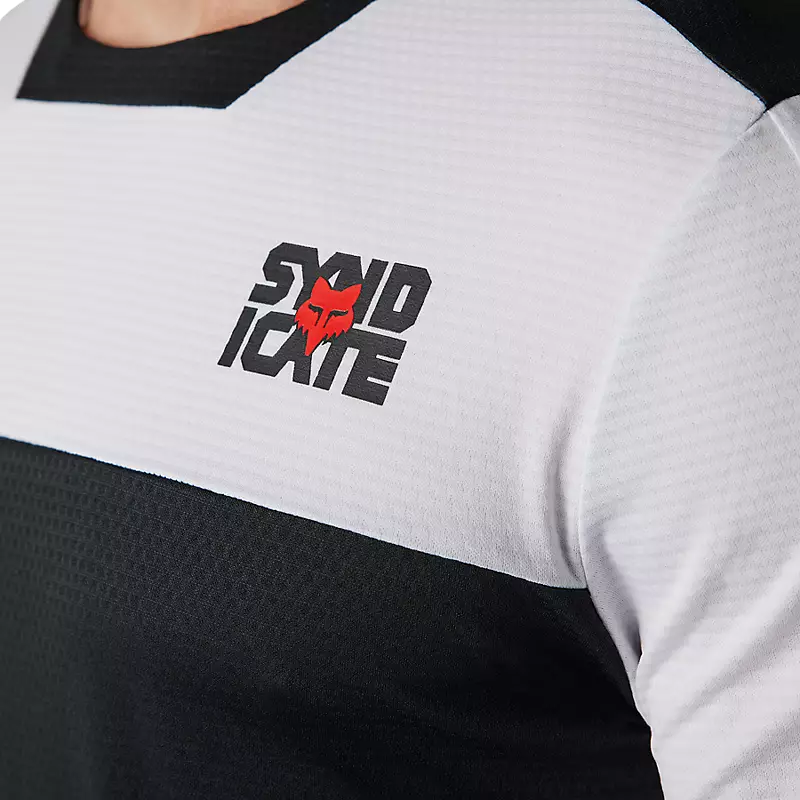 DEFEND LS JERSEY SYNDICATE [WHT/BLK] S