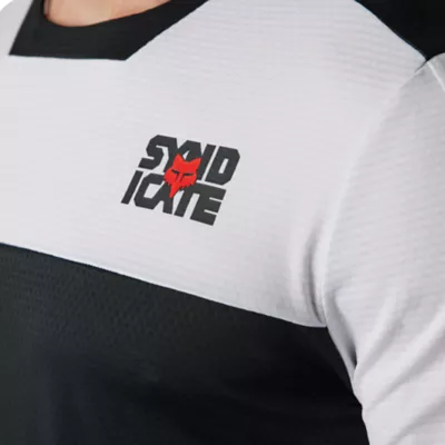 DEFEND LS JERSEY SYNDICATE [WHT/BLK] M