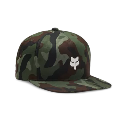 Megabass Logo Snapback Hat Woodland Camo