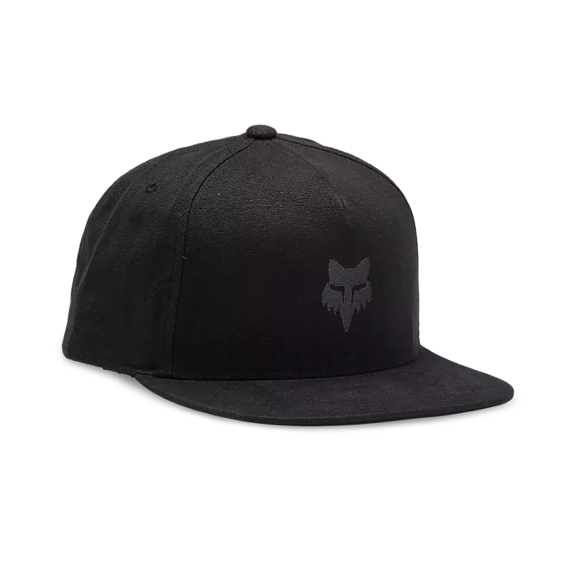 FOX HEAD SNAPBACK HAT [BLK/CHAR] OS