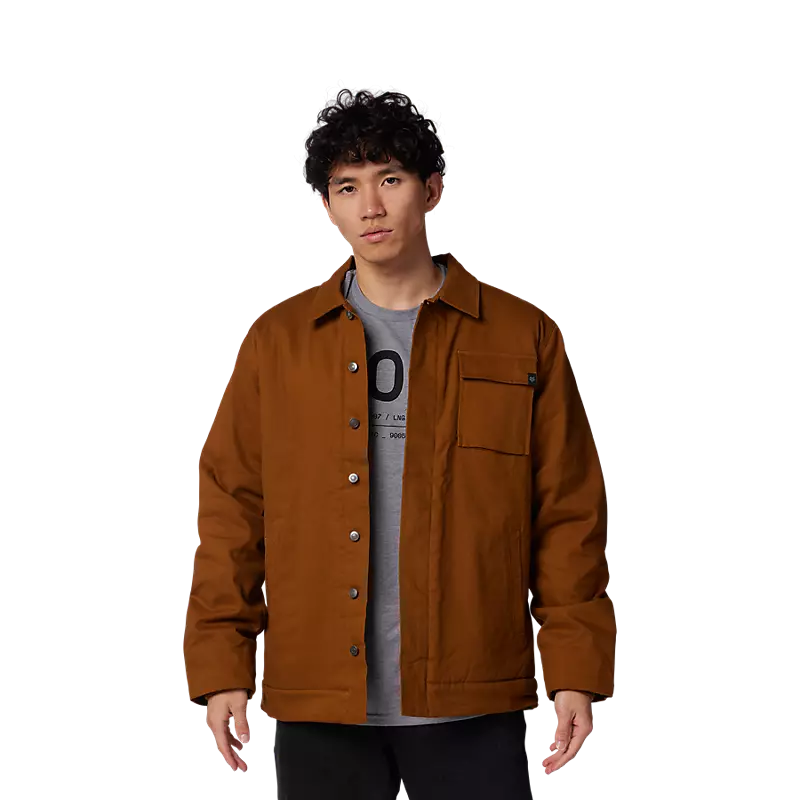 Classic Style Fox Racing Parts Jersey-Lined Jacket Classic Style Fox Racing Parts Jersey-Lined Jacket