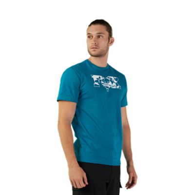 Pánské tričko FOX SYZ SS Prem Tee Optic White