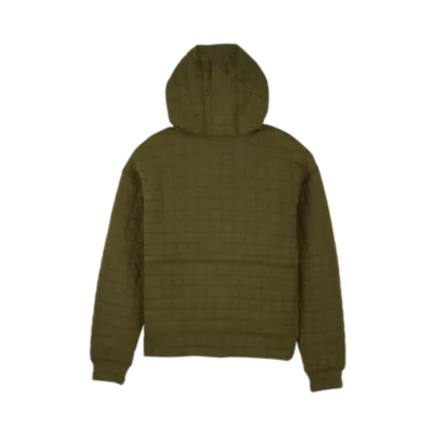 W QUILTED FLEECE ZIP 