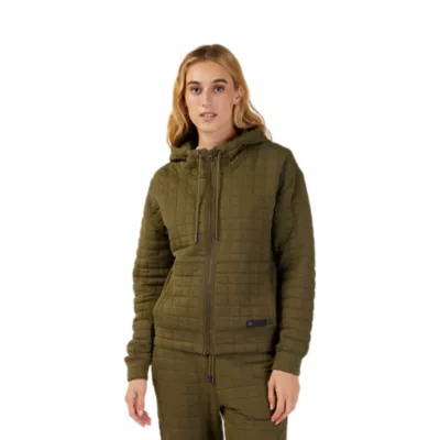 Ladies Fleece Hoodie w/ Sherpa Lining –