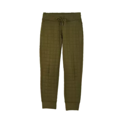 Green store plaid joggers