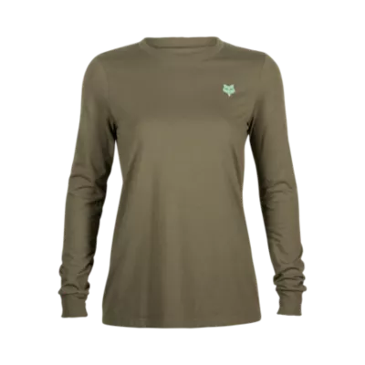 Womens Faded Out Long Sleeve Basic Tee