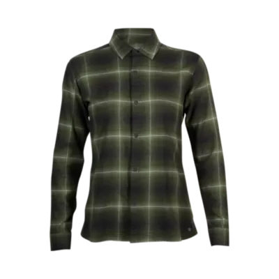 Green & Black Plaid Flannel Shirt