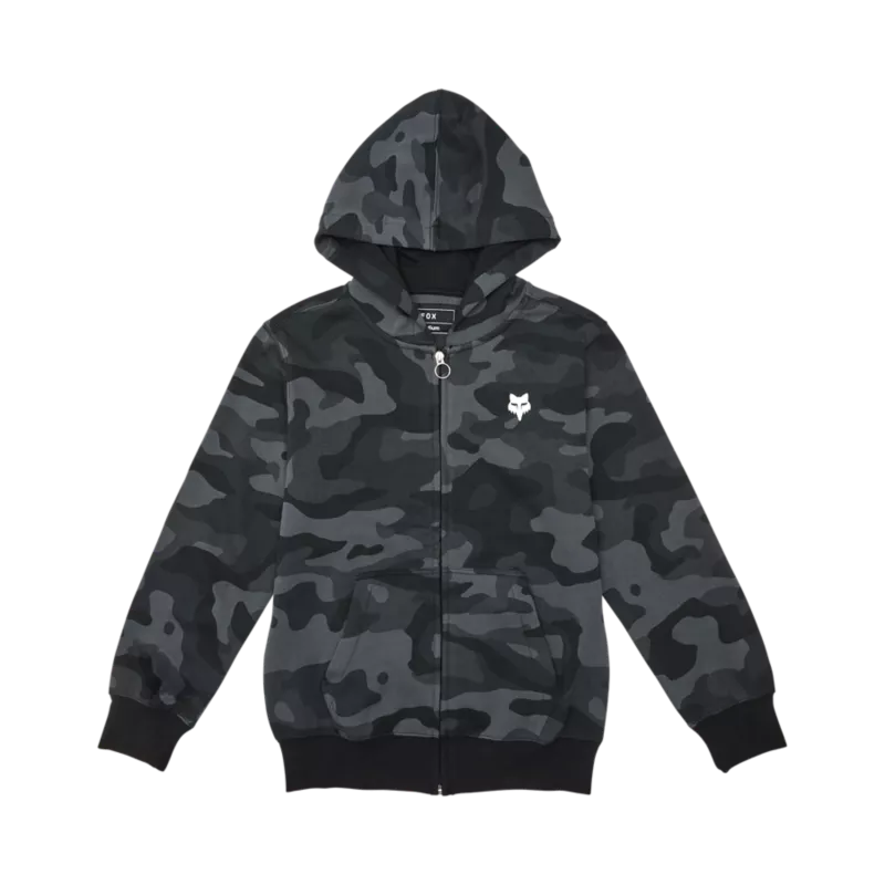Sweat à capuche zippé Fox Head Camo — Junior