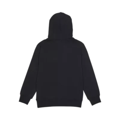 YTH LEGACY FLEECE PO [BLK/PNK] YXS