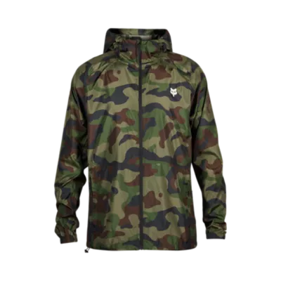 Men's Camo Print Windbreaker Jacket - All in Motion Olive Green XL