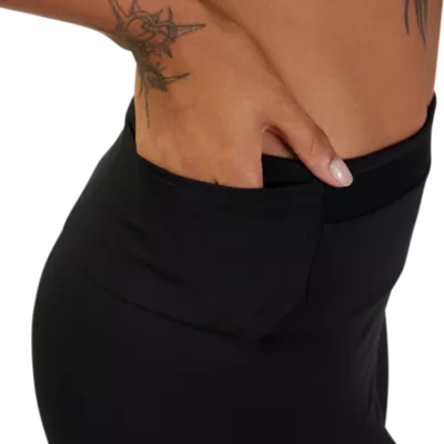 Ladies Wide Waist Brushed Back Poly/Spandex Pant