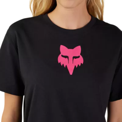 W FOX HEAD SS TEE [BLK/PNK] S