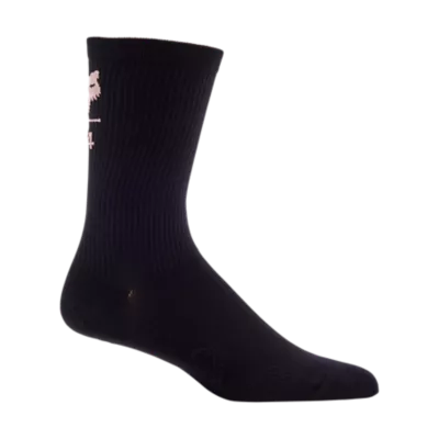 8" RANGER SOCK FOX 74 [BLK/PNK] XS/S