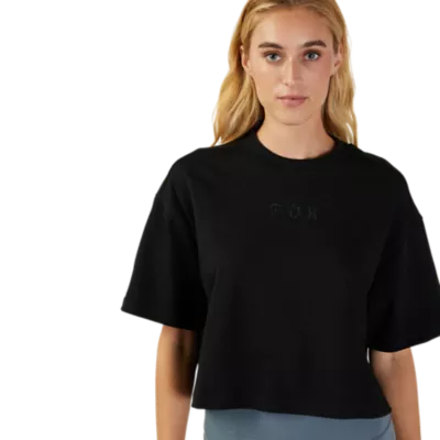 W WORDMARK OS CROP TEE 