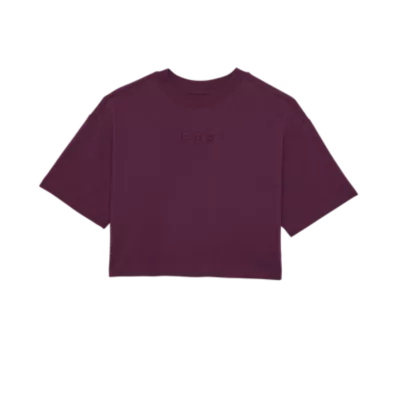 W WORDMARK OS CROP TEE 