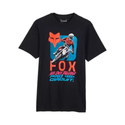 FOX X PRO CIRCUIT PREM SS TEE [BLK] S | Fox Racing®