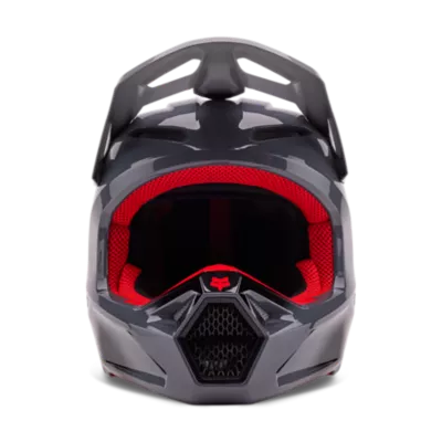 V1 INTERFERE HELMET [GRY/RD] XS