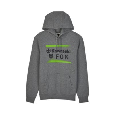 Fox Racing x Kawasaki Pullover Hoody Heather Graphite Grey M