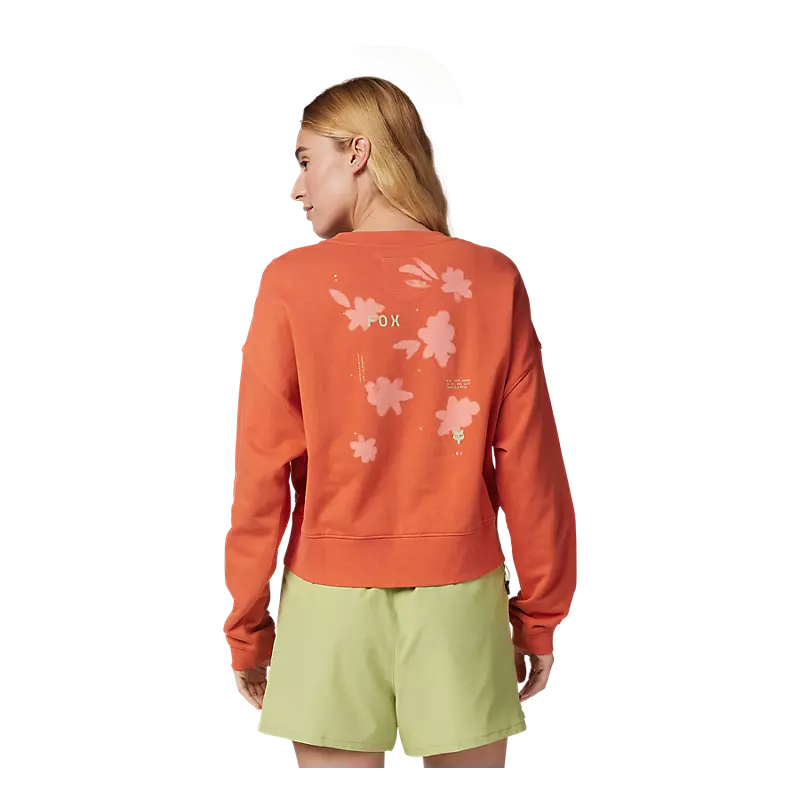 Womens Byrd Pullover Crew Sweatshirt Womens Byrd Pullover Crew Sweatshirt