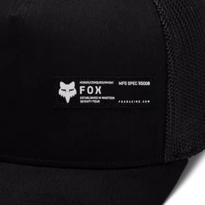 Unity Hat Black Mesh Flexfit - Fox cap