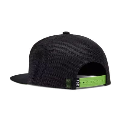 Kids SnapBack Trucker - Black/White/Black Black/Green