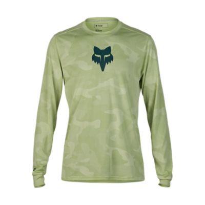 Maillot VTT Manches Longues Fox Racing Ranger Grid - Tissu Respirant Recyclé - Coupe Spécifique Vélo - Lot De 1